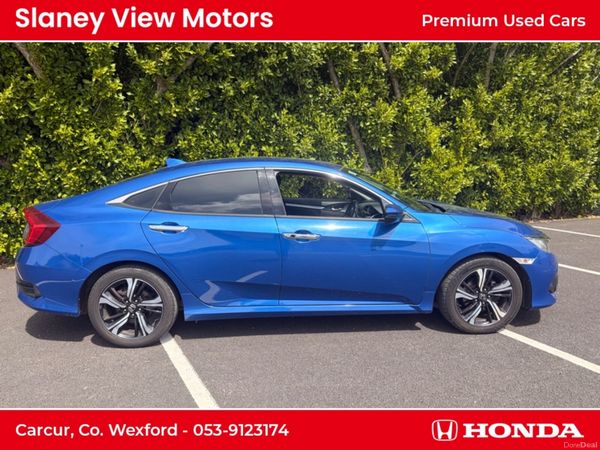 Honda Civic Saloon, Petrol, 2020, Blue