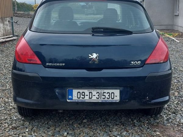 Peugeot 308 Hatchback, Diesel, 2009, Blue