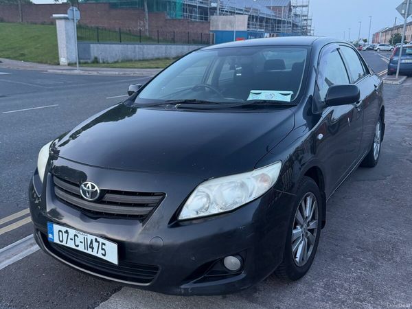 Toyota Corolla Saloon, Petrol, 2007, Black