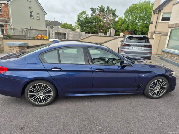 BMW 5-Series Saloon, Diesel, 2017, Blue