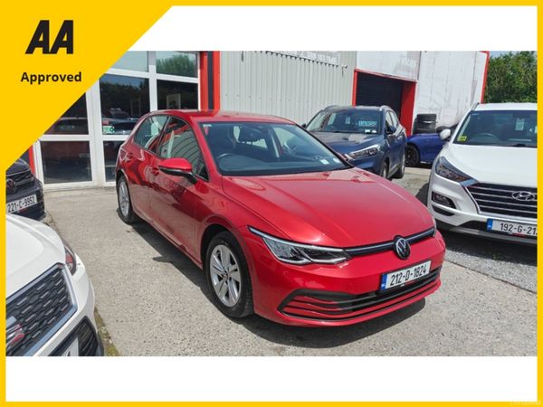 Volkswagen Golf Hatchback, Petrol, 2021, Red