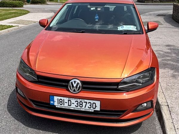 Volkswagen Polo Hatchback, Petrol, 2018, Orange