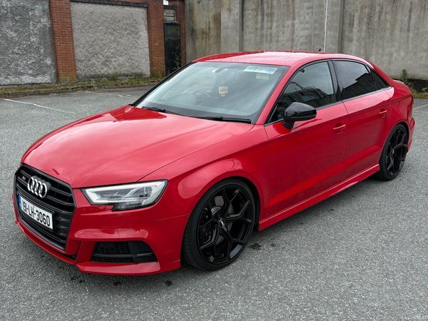 Audi S3 Saloon, Petrol, 2019, Red