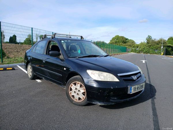 Honda Civic Saloon, Petrol, 2005, Black