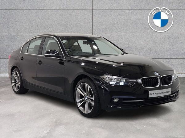 BMW 3-Series Saloon, Petrol, 2017, Black