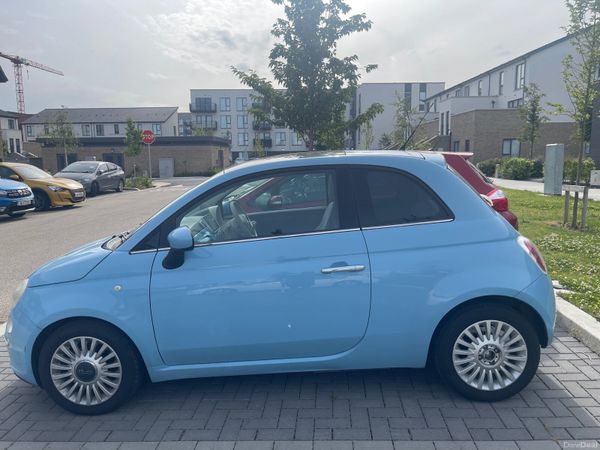 Fiat 500 Hatchback, Petrol, 2012, Blue