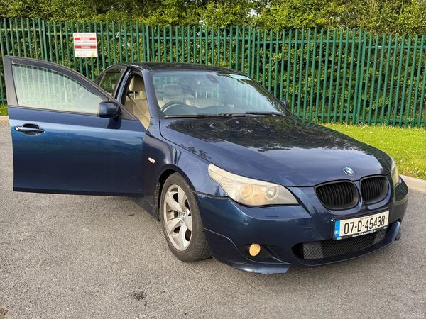 BMW 5-Series Saloon, Diesel, 2007, Blue