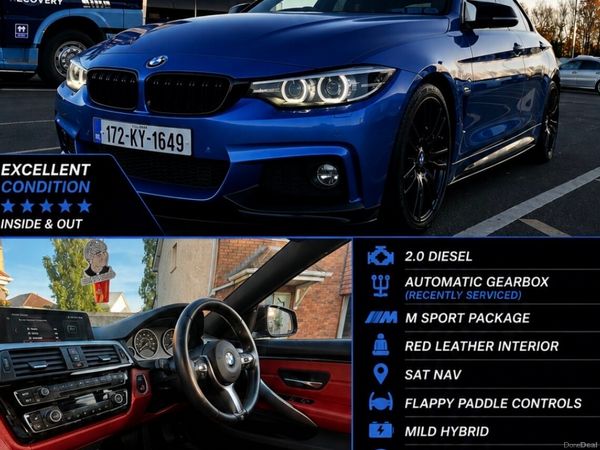 BMW 4-Series Coupe, Diesel, 2017, Blue