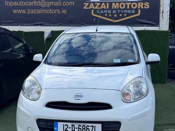 Nissan March Hatchback, Petrol, 2012, White