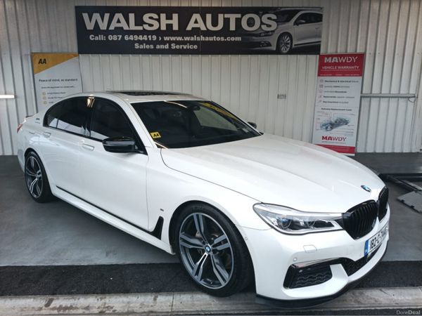 BMW 7-Series Saloon, Petrol Plug-in Hybrid, 2018, White