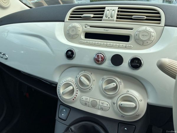 Fiat 500 Hatchback, Petrol, 2015, White