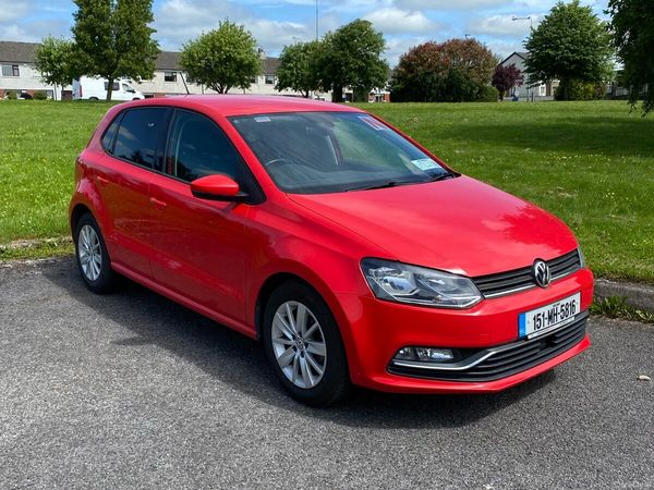 Volkswagen Polo Hatchback, Petrol, 2015, Red