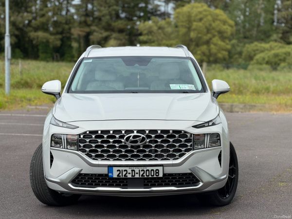 Hyundai Santa Fe SUV, Petrol Plug-in Hybrid, 2021, White