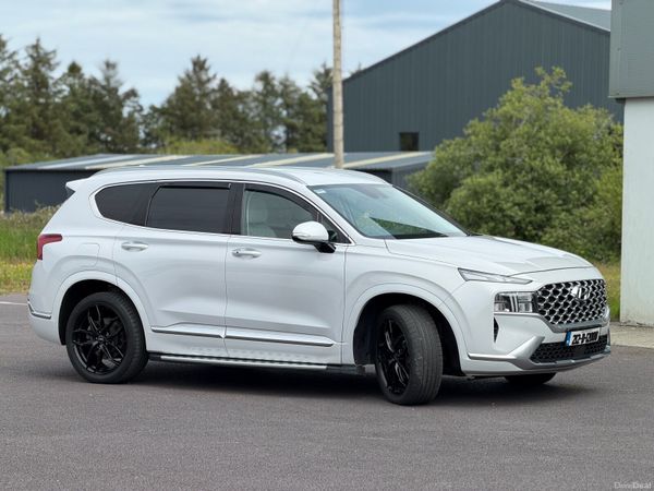 Hyundai Santa Fe SUV, Petrol Plug-in Hybrid, 2021, White