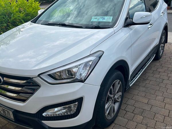 Hyundai Santa Fe SUV, Diesel, 2013, White