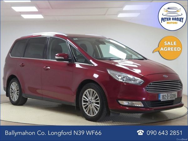 Ford Galaxy MPV, Diesel, 2018, Red