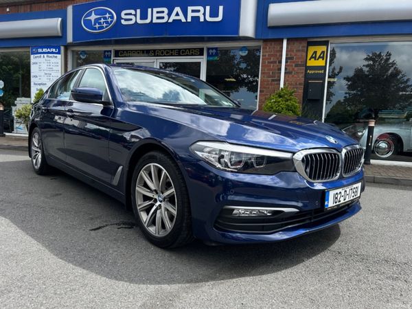BMW 5-Series Saloon, Petrol, 2018, Blue