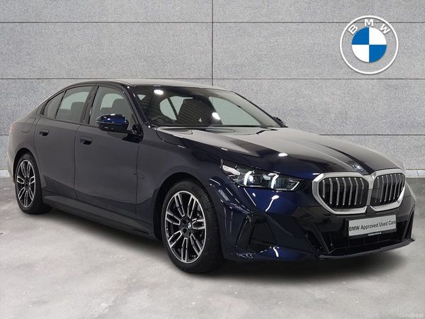 BMW 5-Series Saloon, Petrol Plug-in Hybrid, 2025, Blue