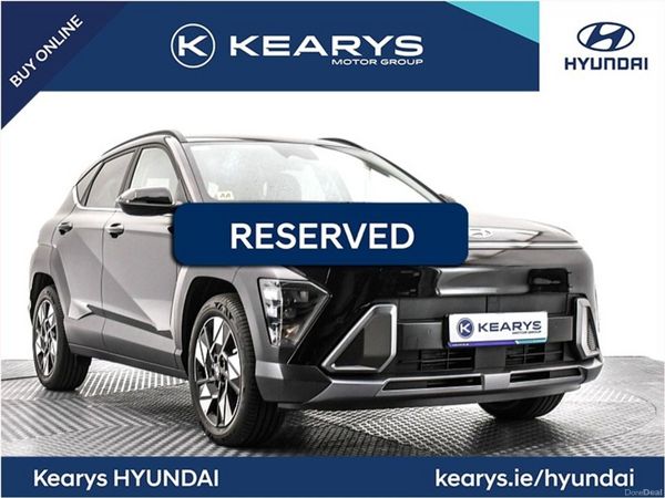 Hyundai KONA SUV, Petrol Hybrid, 2023, Black
