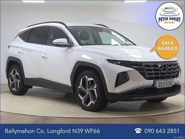 Hyundai Tucson SUV, Petrol Hybrid, 2021, White