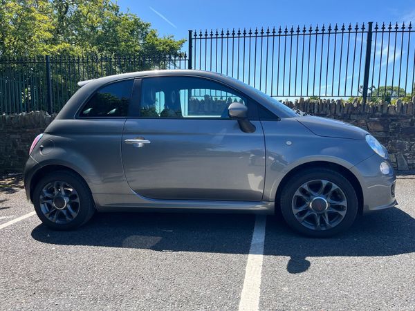 Fiat 500 Hatchback, Petrol, 2015, Grey