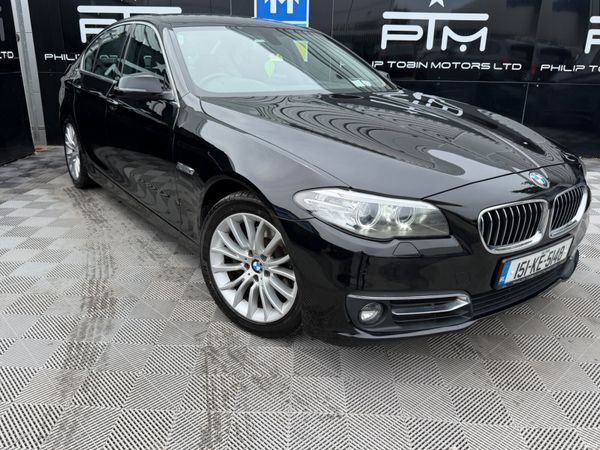 BMW 5-Series Saloon, Diesel, 2015, Black