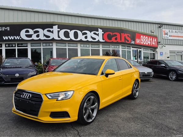 Audi A3 Saloon, Petrol, 2017, Yellow