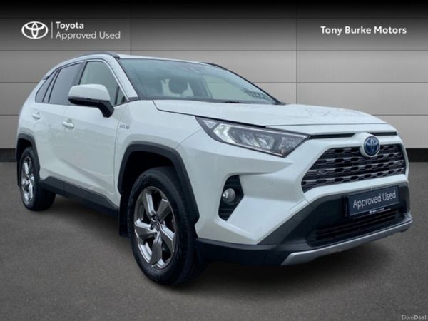 Toyota RAV4 SUV, Petrol Hybrid, 2021, White