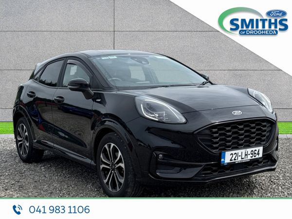 Ford Puma MPV, Petrol Hybrid, 2022, Black