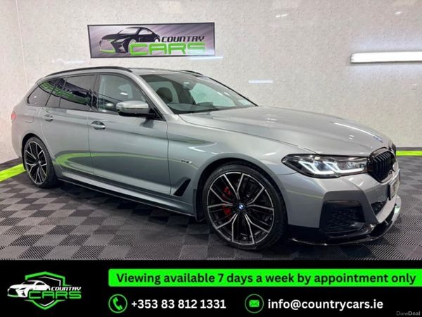 BMW 5-Series Estate, Petrol Plug-in Hybrid, 2023, Grey