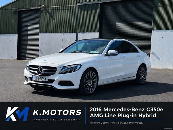 Mercedes-Benz C-Class Saloon, Petrol Plug-in Hybrid, 2016, White