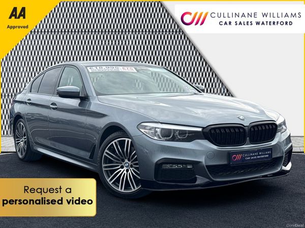 BMW 5-Series Saloon, Petrol Plug-in Hybrid, 2017, Grey