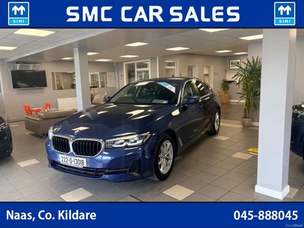 BMW 5-Series Saloon, Diesel, 2022, Blue
