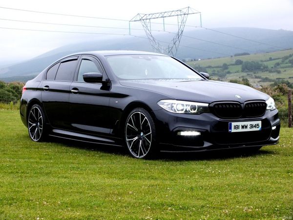 BMW 5-Series Saloon, Diesel, 2018, Black