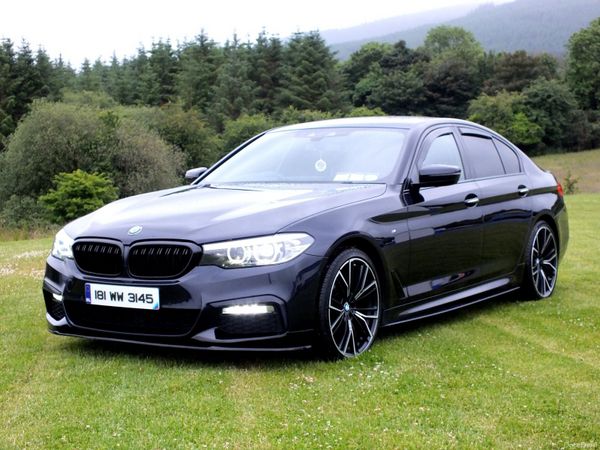 BMW 5-Series Saloon, Diesel, 2018, Black