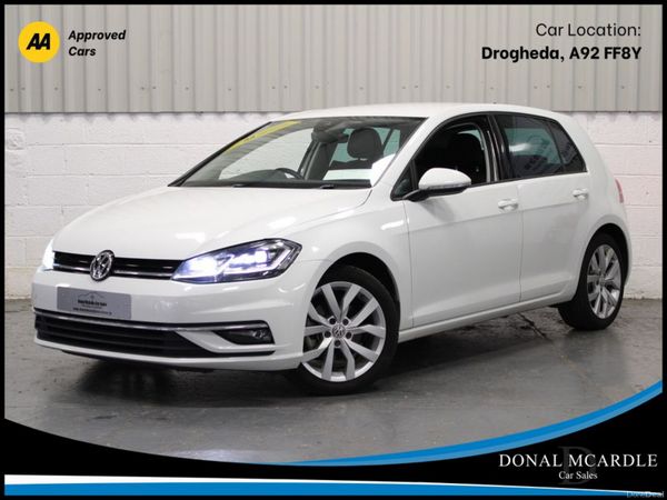 Volkswagen Golf Hatchback, Petrol, 2018, White