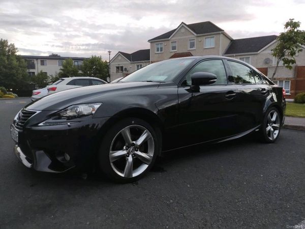Lexus IS Saloon, Petrol Hybrid, 2013, Black