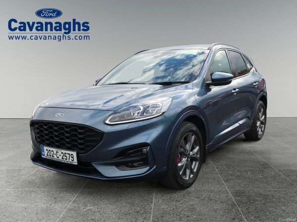 Ford Kuga SUV, Petrol Plug-in Hybrid, 2020, Blue