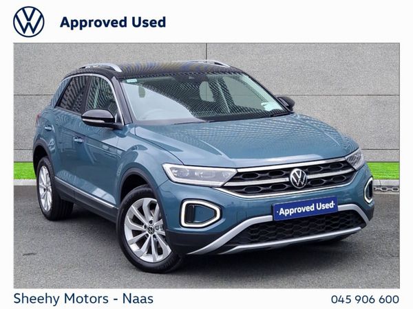 Volkswagen T-Roc SUV, Petrol, 2023, Blue
