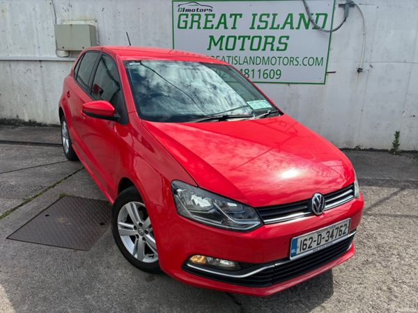 Volkswagen Polo Hatchback, Petrol, 2016, Red