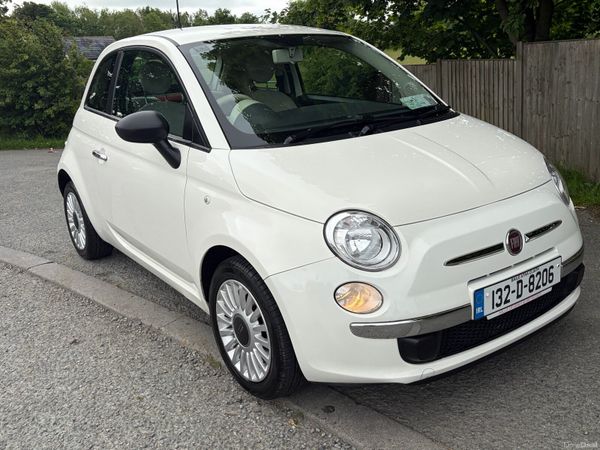 Fiat 500 Hatchback, Petrol, 2013, White