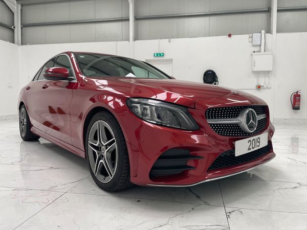 Mercedes-Benz C-Class Saloon, Diesel, 2019, Red