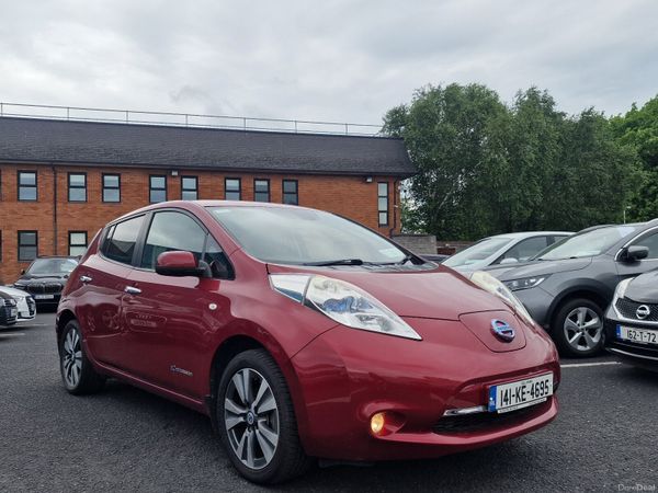 Nissan Leaf Hatchback, Electric, 2014, Red