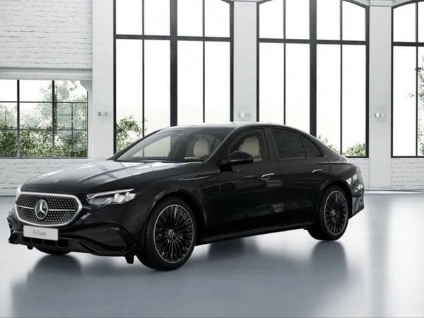 Mercedes-Benz E-Class Saloon, Petrol Plug-in Hybrid, 2026, Black