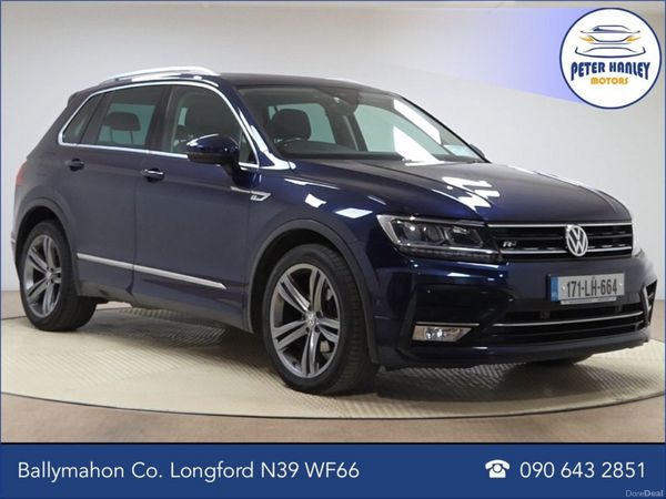 Volkswagen Tiguan SUV, Diesel, 2017, Blue