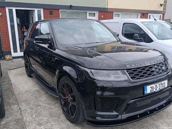 Land Rover Range Rover Sport SUV, Petrol Plug-in Hybrid, 2021, Black