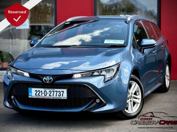 Toyota Corolla Estate, Petrol Hybrid, 2022, Blue