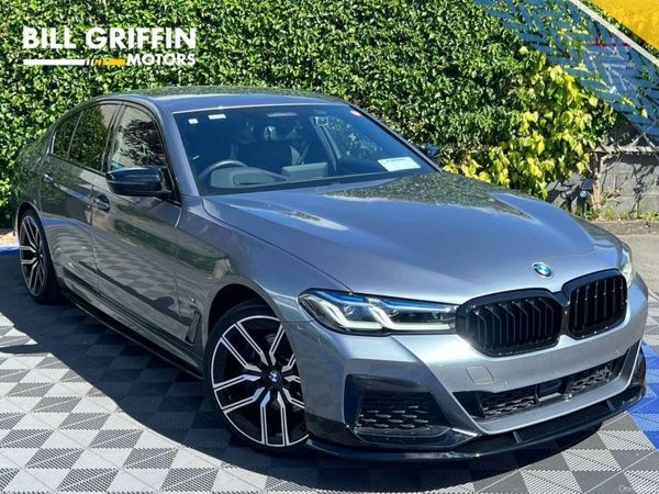 BMW 5-Series Saloon, Petrol Plug-in Hybrid, 2021, Grey