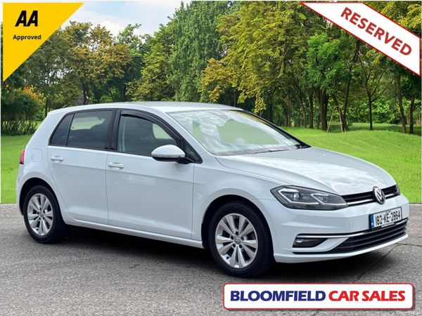 Volkswagen Golf Hatchback, Petrol, 2018, White