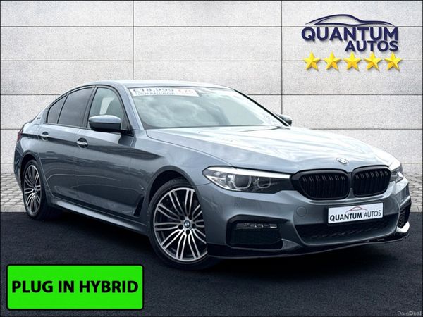 BMW 5-Series Saloon, Petrol Plug-in Hybrid, 2017, Grey